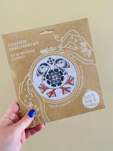 Load image into Gallery viewer, Puffin Complete Embroidery Kit - These Hands Makers Collective