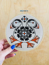 Load image into Gallery viewer, Puffin Complete Embroidery Kit - These Hands Makers Collective