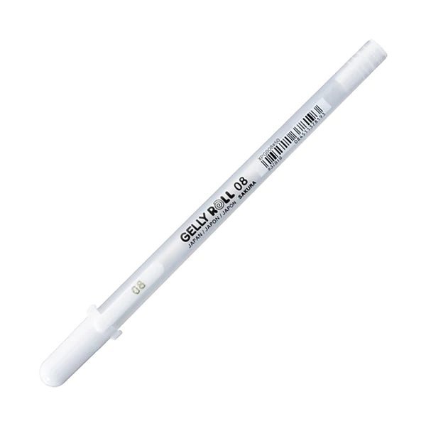 Sakura Gelly Roll White Gel Pen, 08 - These Hands Makers Collective