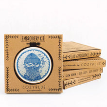 Load image into Gallery viewer, Sea captain embroidery kit - These Hands Makers Collective