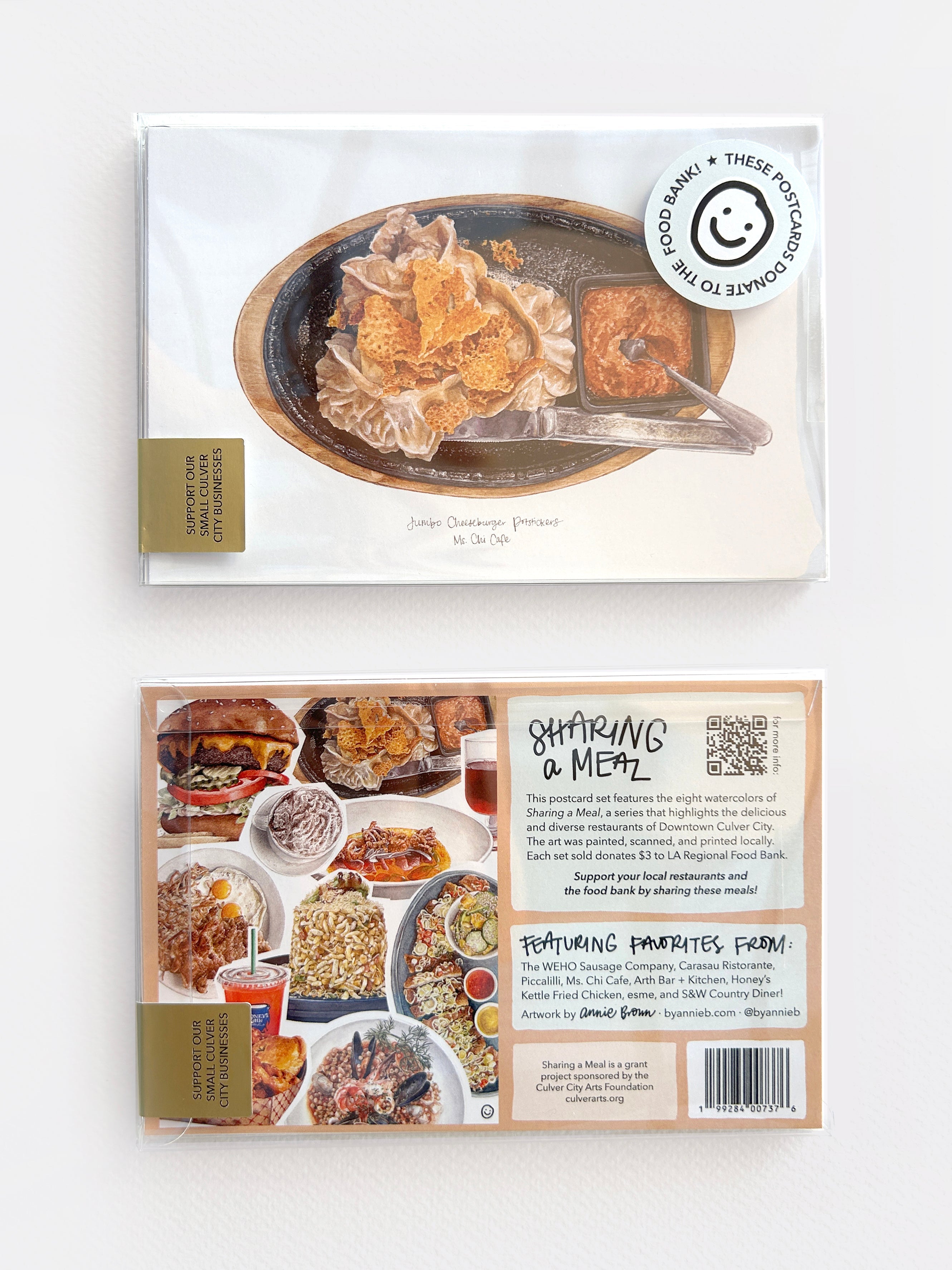Sharing a Meal Postcard Set - These Hands Makers Collective