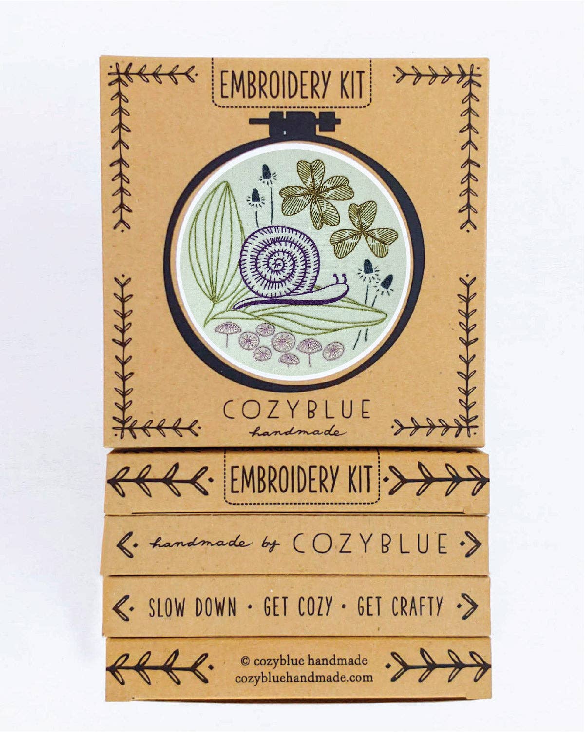 Slow + steady embroidery kit - These Hands Makers Collective