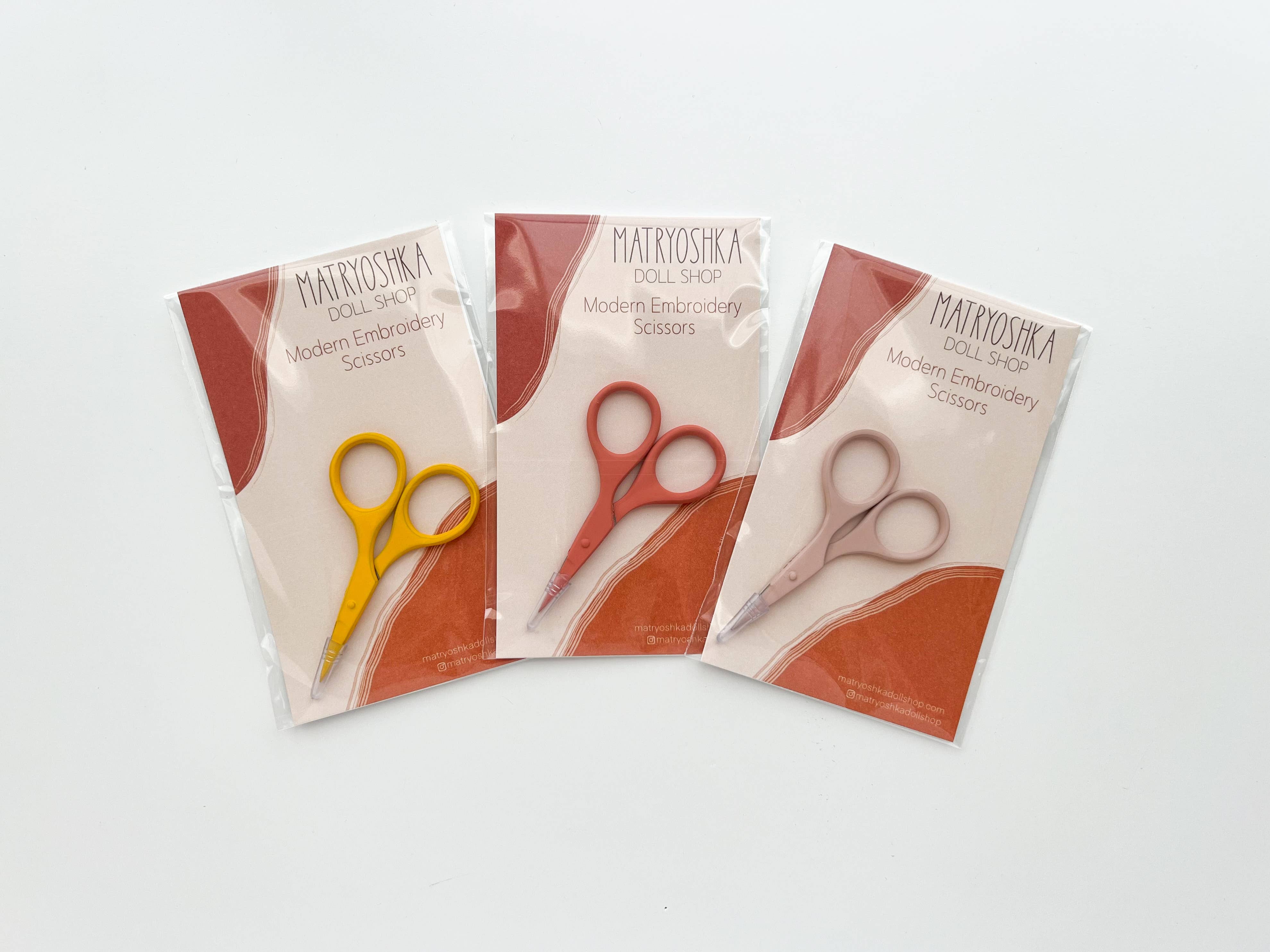 Small needlecraft scissors, tiny embroidery scissors: Rosewood - These Hands Makers Collective
