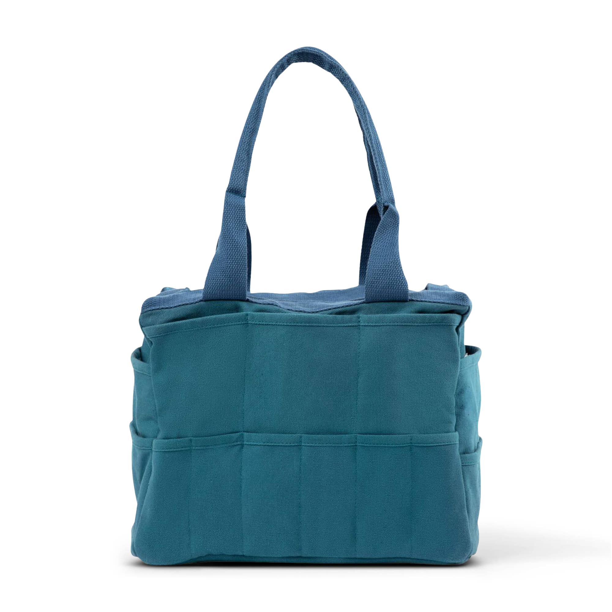 Soolla Studio Artist Bag, Aquamarine, Knitting Tote - These Hands Makers Collective