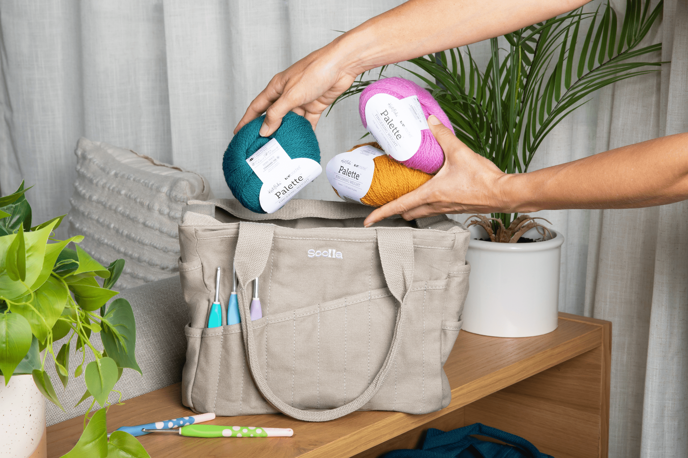 Soolla Studio Artist Bag, Blueberry Bliss, Pottery Tool Bag - These Hands Makers Collective