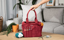 Load image into Gallery viewer, Soolla Studio Artist Bag, Blueberry Bliss, Pottery Tool Bag - These Hands Makers Collective