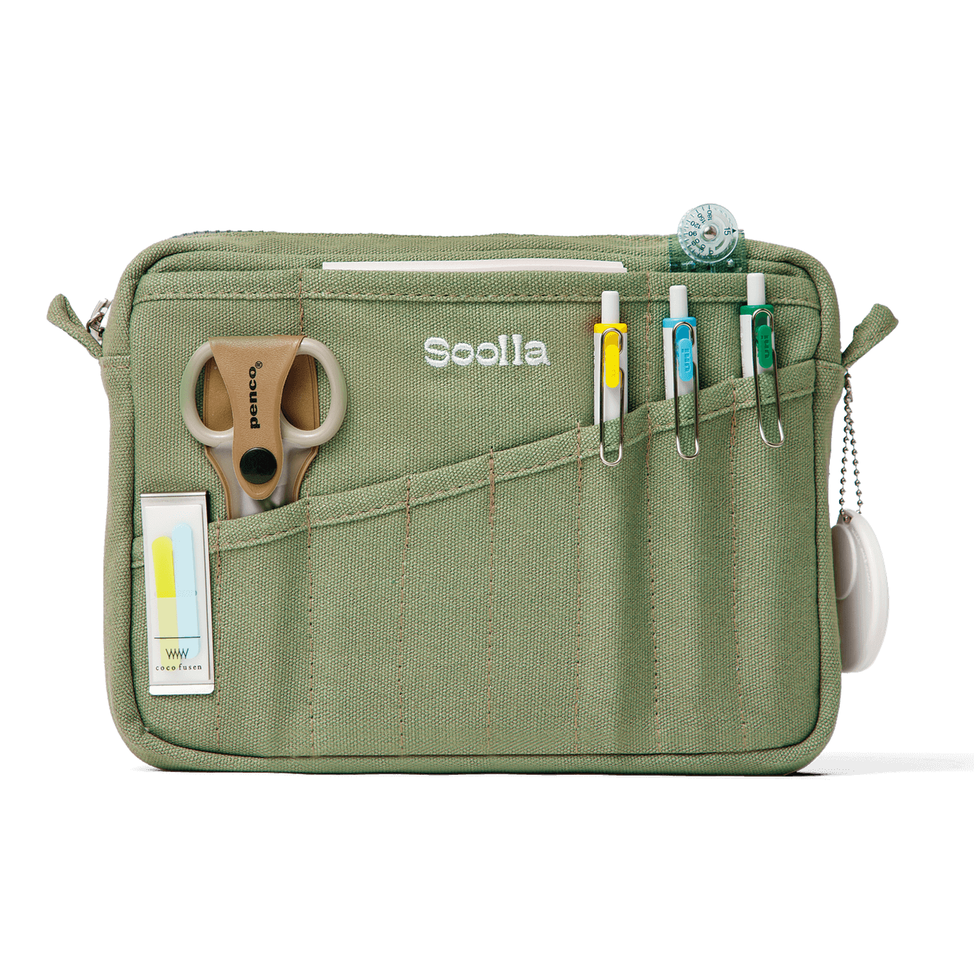 Soolla® Studio Pouch, Cinnamon (Stationery Pouch): Cinnamon - These Hands Makers Collective