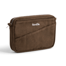 Load image into Gallery viewer, Soolla® Studio Pouch, Coffee Bean (Stationery Pouch) - These Hands Makers Collective