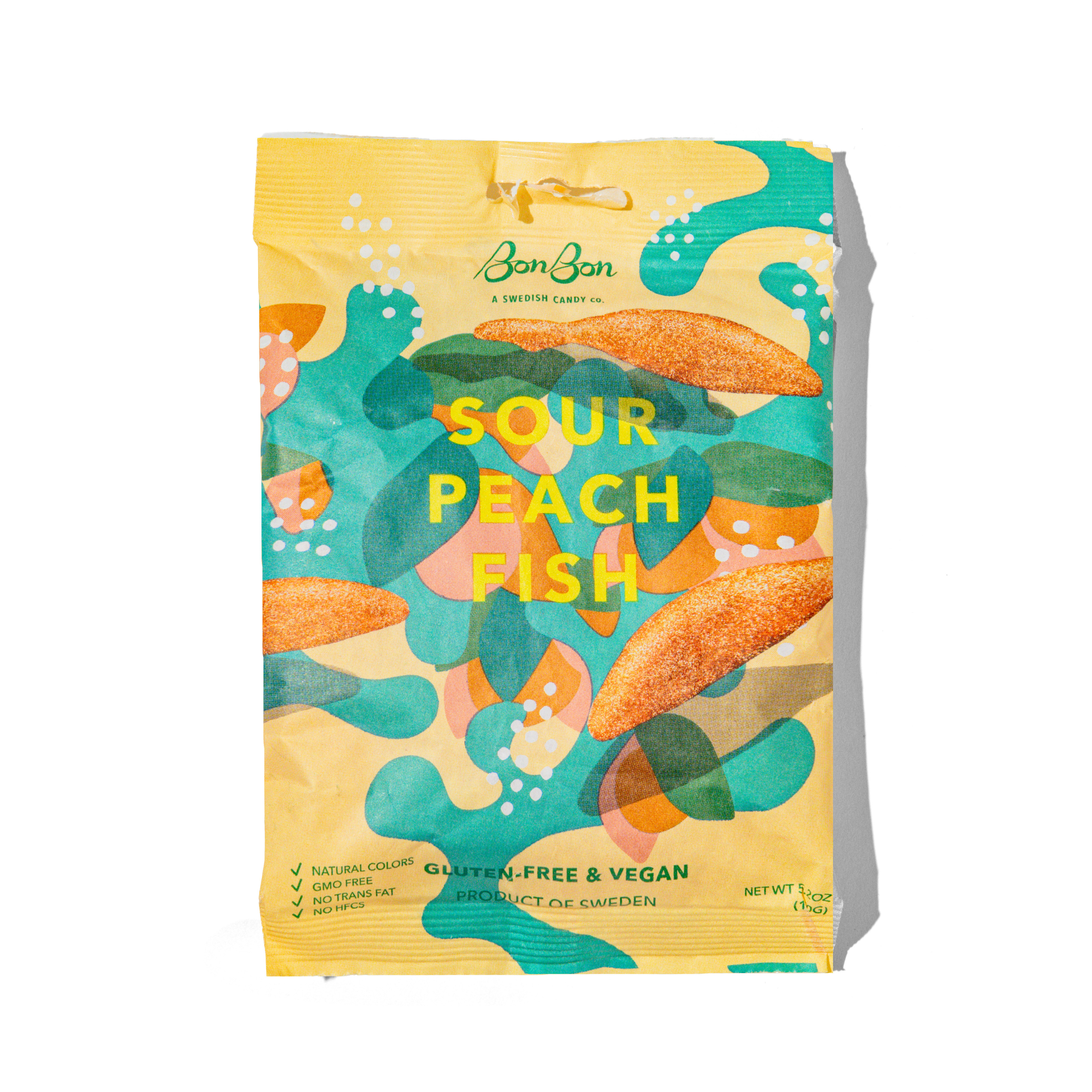 Sour Peach Fish - Swedish Candy 5.2oz (150g) - These Hands Makers Collective