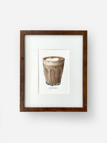 The Coffee Date Collection - Framed Original Watercolor Paintings - These Hands Makers Collective