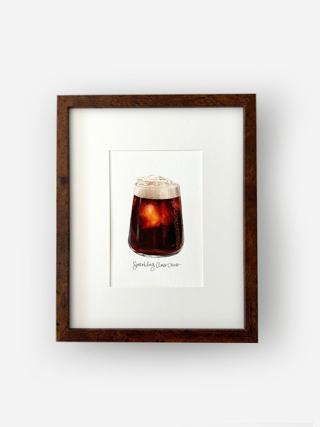 The Coffee Date Collection - Framed Original Watercolor Paintings - These Hands Makers Collective