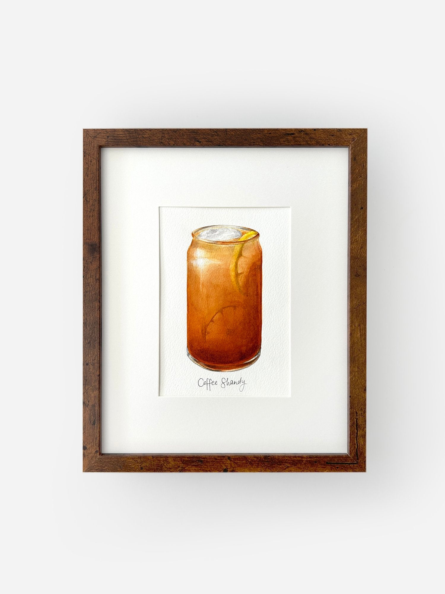 The Coffee Date Collection - Framed Original Watercolor Paintings - These Hands Makers Collective