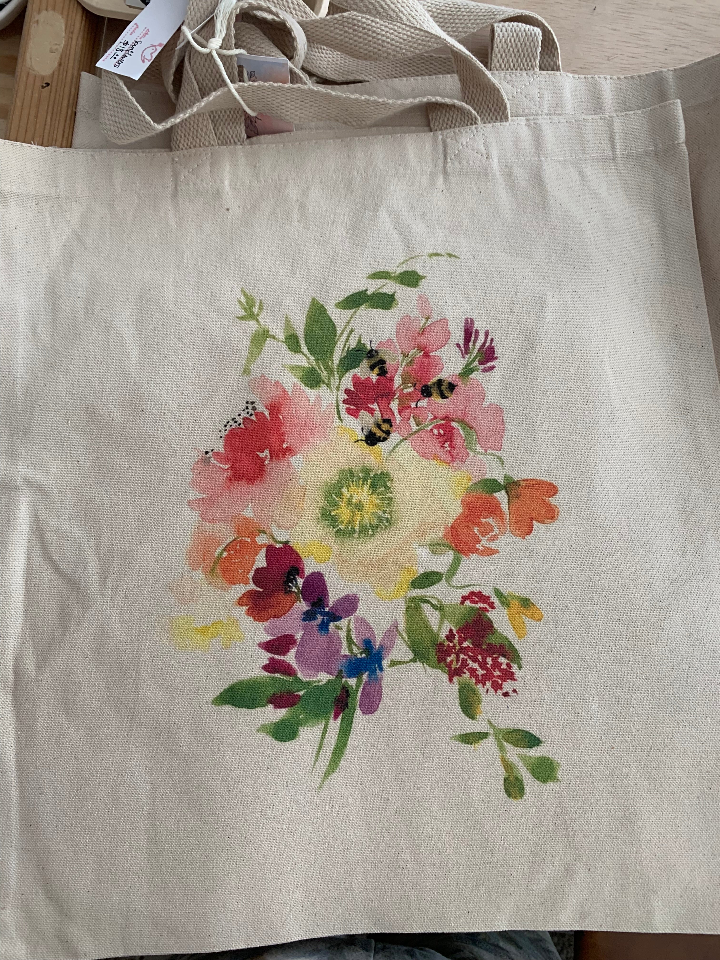 Hand Painted Canvas Totes - Katherine Lazo