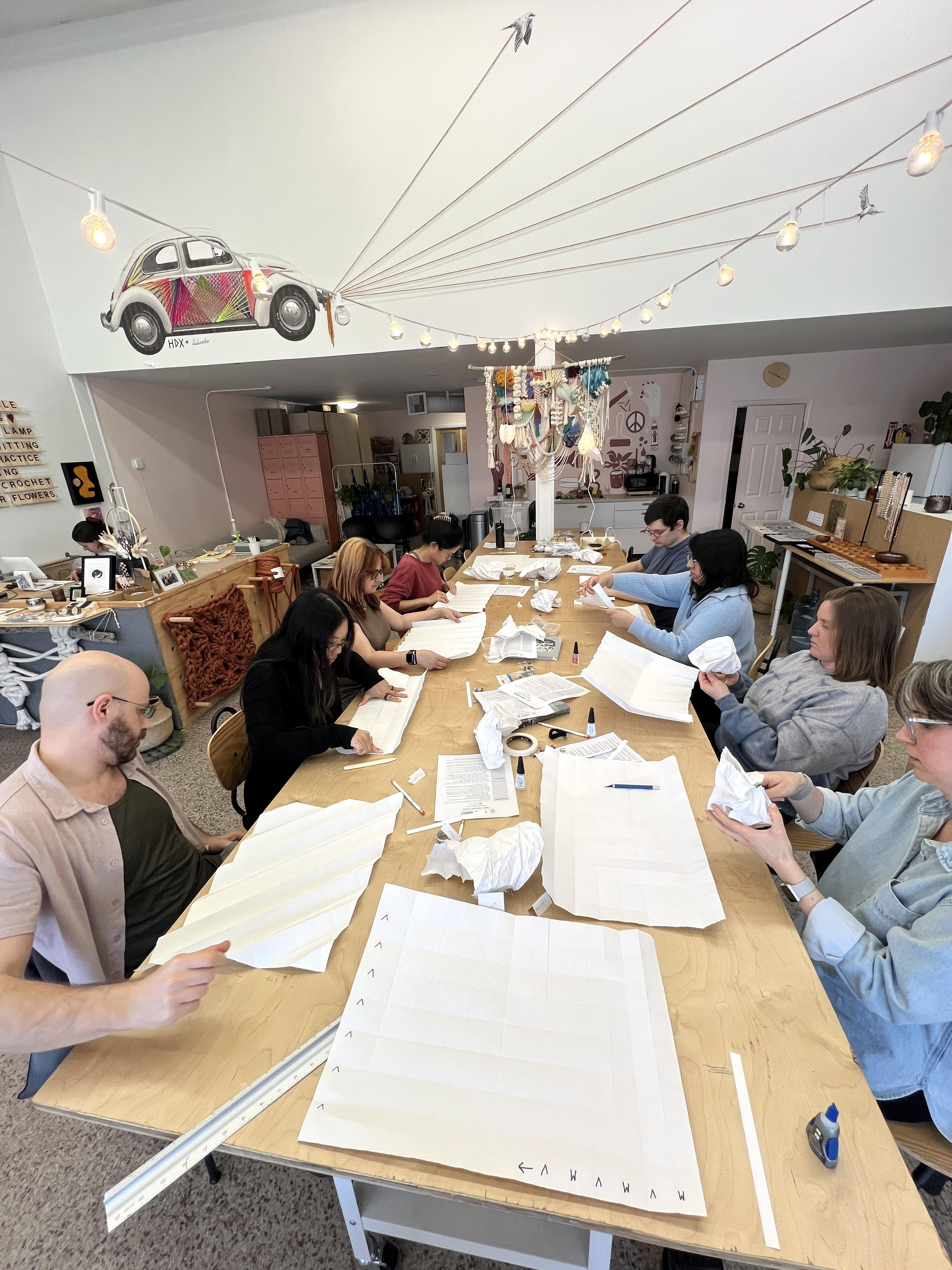 APR 19th IN-PERSON - Sculpting Light: Paper Pendant Lamps with Stavisky Studio