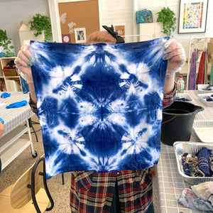 JUL 14th IN-PERSON - Ice Dyeing & Shibori Combo Class with Thunder Textile