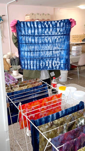 JUL 14th IN-PERSON - Ice Dyeing & Shibori Combo Class with Thunder Textile