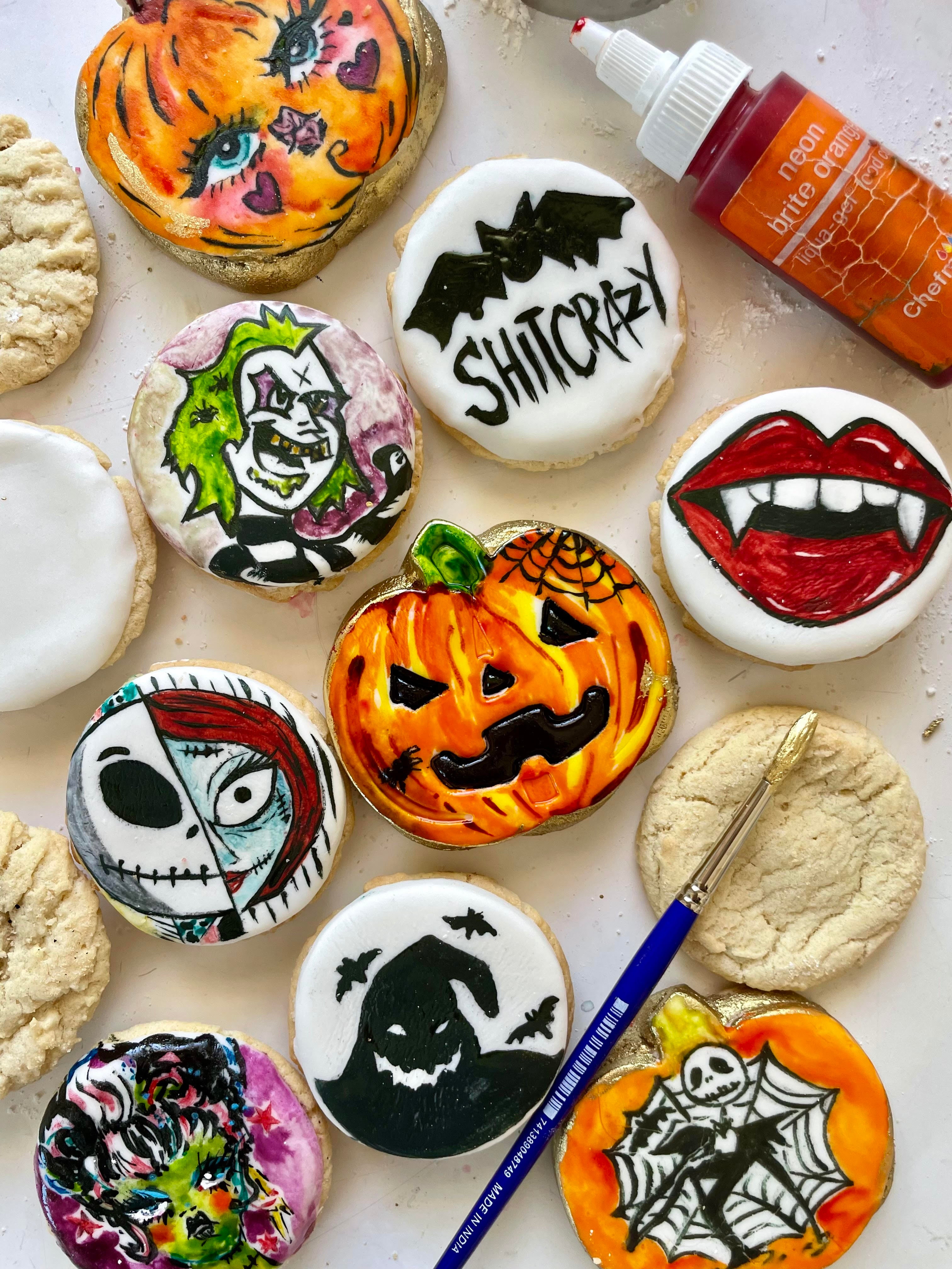 OCT 8th IN-PERSON - Halloween Watercolor Cookie Painting with Jodi Mannis