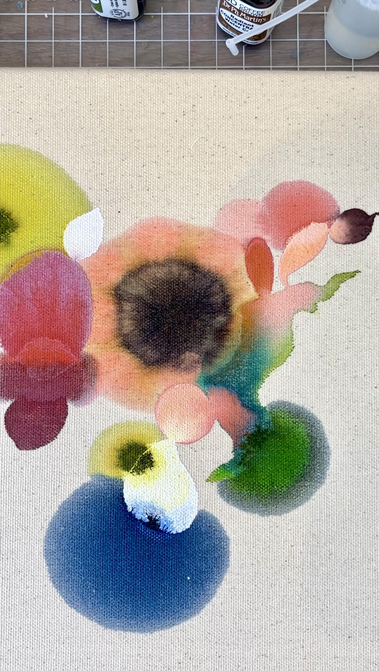 FEB 23rd IN-PERSON - Paint on Raw Canvas (Watercolors & Alcohol Ink) with Mirina Moloney