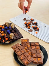 Load image into Gallery viewer, OCT 29th IN-PERSON - Halloween for Grownups! Hands-on Chocolate Bar Making with Ruth Kennison