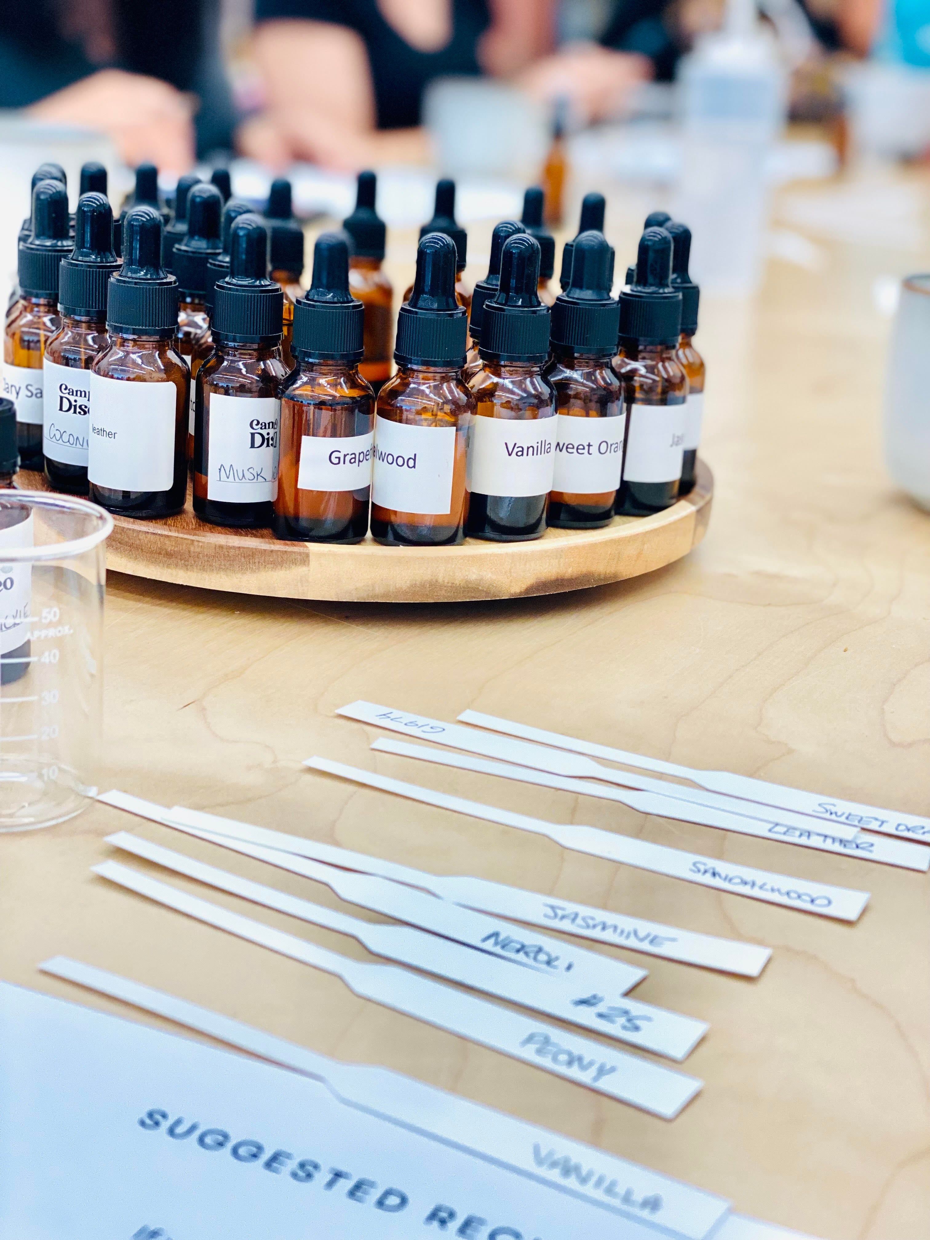 OCT 28th IN-PERSON -  Fall Perfume Making Essentials (aka Practically Magic Perfume!) with Camp Disco