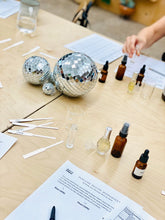 Load image into Gallery viewer, NOV 21st IN-PERSON - Holiday Perfume Making Workshop: Craft Your Signature Scent for the Season with Camp Disco