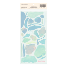Load image into Gallery viewer, Vibrant Greens Paint Peels - No.004 Single Sticker Sheet - These Hands Makers Collective