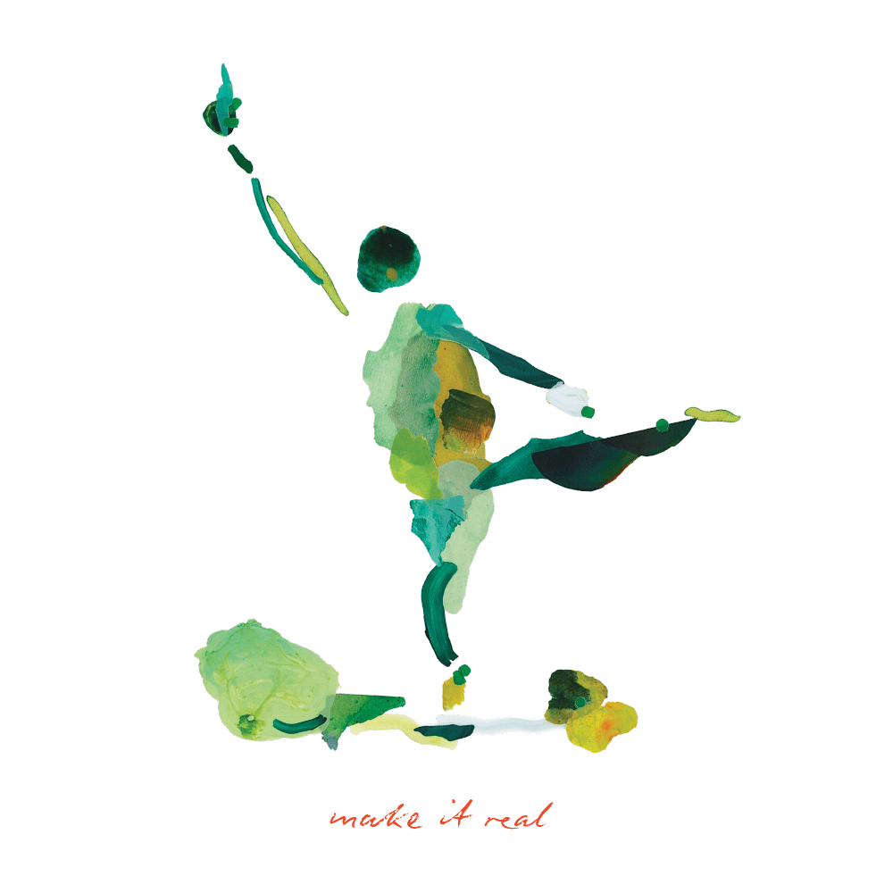 Vibrant Greens Paint Peels - No.004 Single Sticker Sheet - These Hands Makers Collective