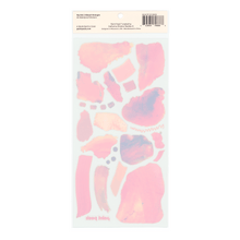 Load image into Gallery viewer, Vibrant Oranges Paint Peels - No.002 Single Sticker Sheet - These Hands Makers Collective
