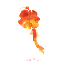 Load image into Gallery viewer, Vibrant Oranges Paint Peels - No.002 Single Sticker Sheet - These Hands Makers Collective