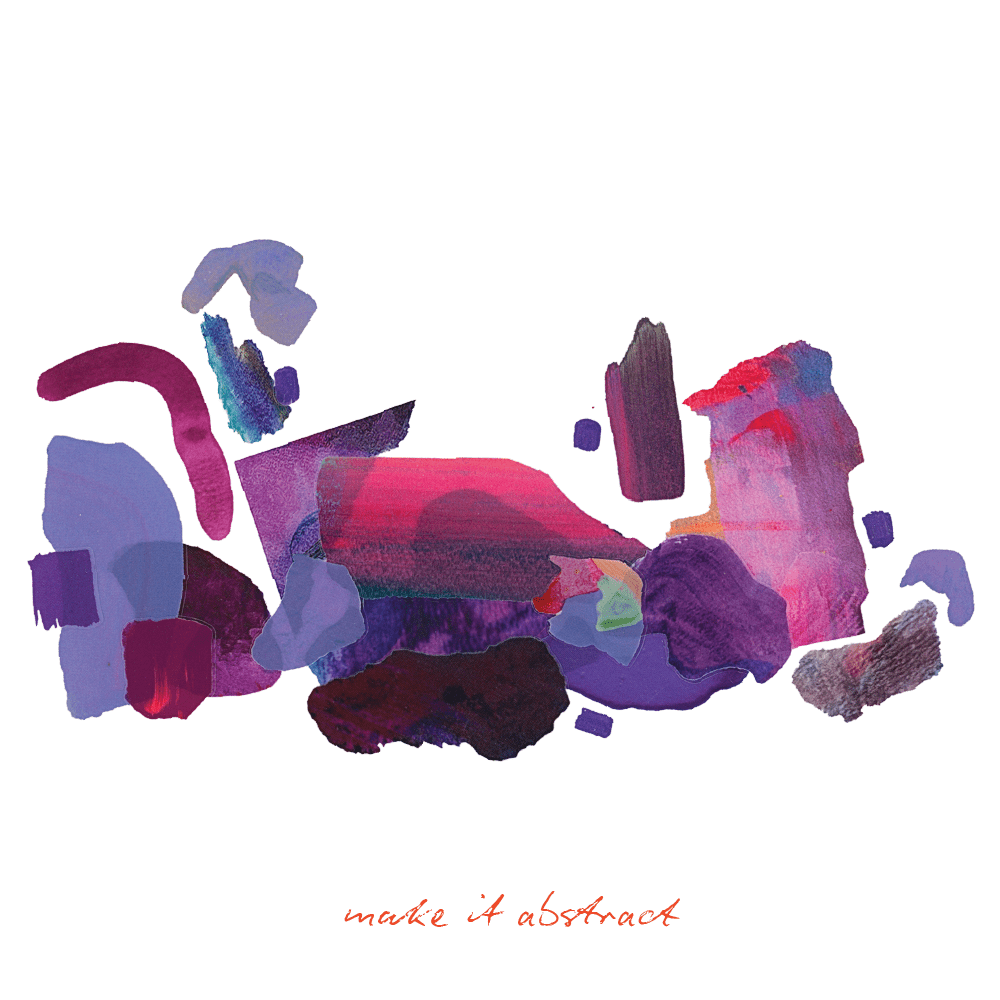 Vibrant Purples Paint Peels - No.006 Single Sticker Sheet - These Hands Makers Collective