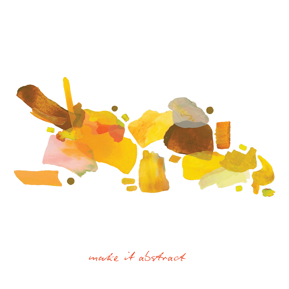 Vibrant Yellows Paint Peels - No.003 Single Sticker Sheet - These Hands Makers Collective
