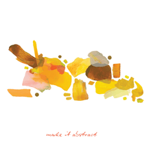Load image into Gallery viewer, Vibrant Yellows Paint Peels - No.003 Single Sticker Sheet - These Hands Makers Collective