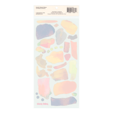 Load image into Gallery viewer, Vibrant Yellows Paint Peels - No.003 Single Sticker Sheet - These Hands Makers Collective