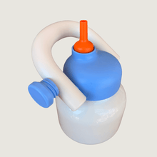 Load image into Gallery viewer, Water Bottle with Straw + Handle | Wide Mouth vacuum insulated stainless steel Bottle | Reusable, leak - proof and BPA - free | 33oz - These Hands Makers Collective