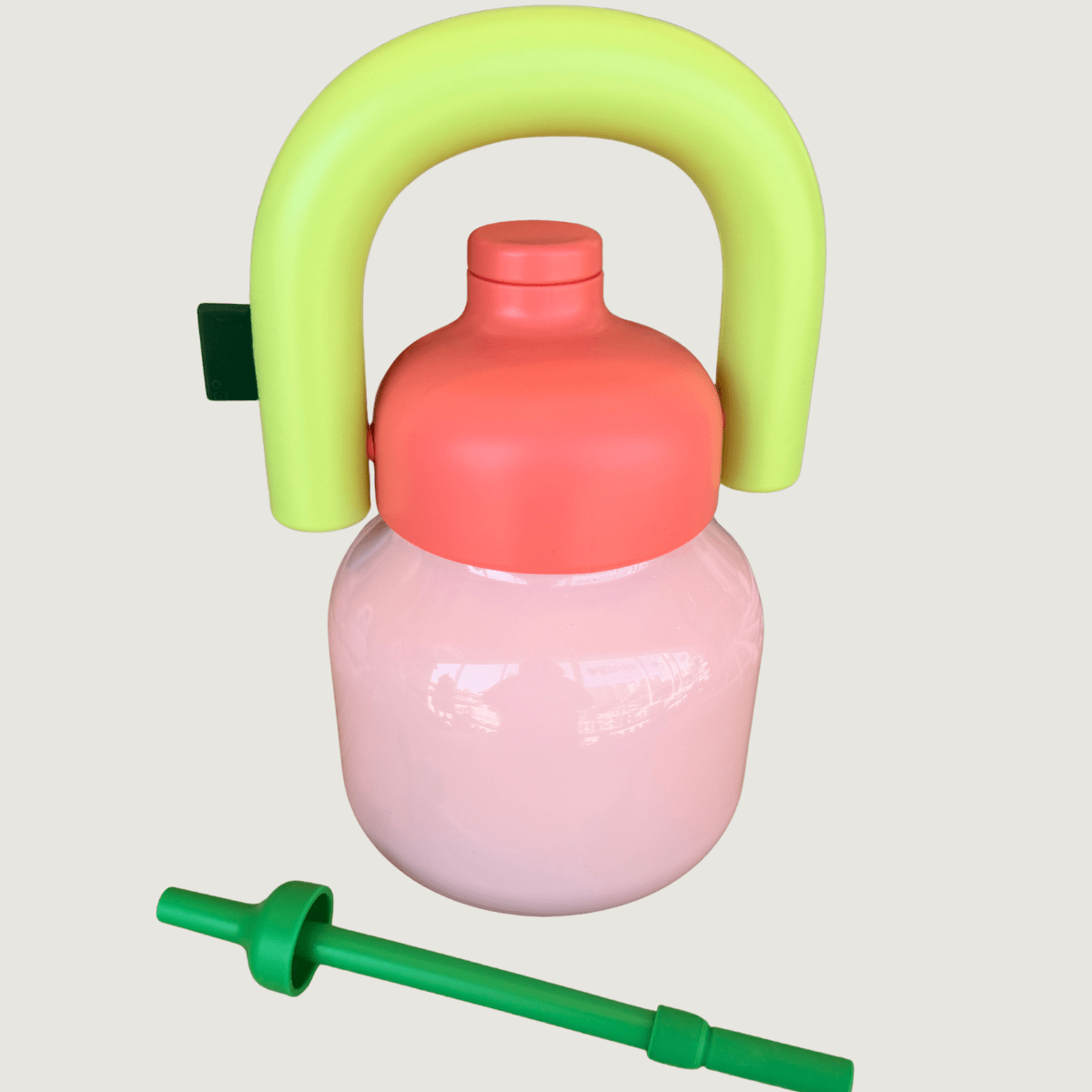 Water Bottle with Straw + Handle | Wide Mouth vacuum insulated stainless steel Bottle | Reusable, leak - proof and BPA - free | 33oz - These Hands Makers Collective