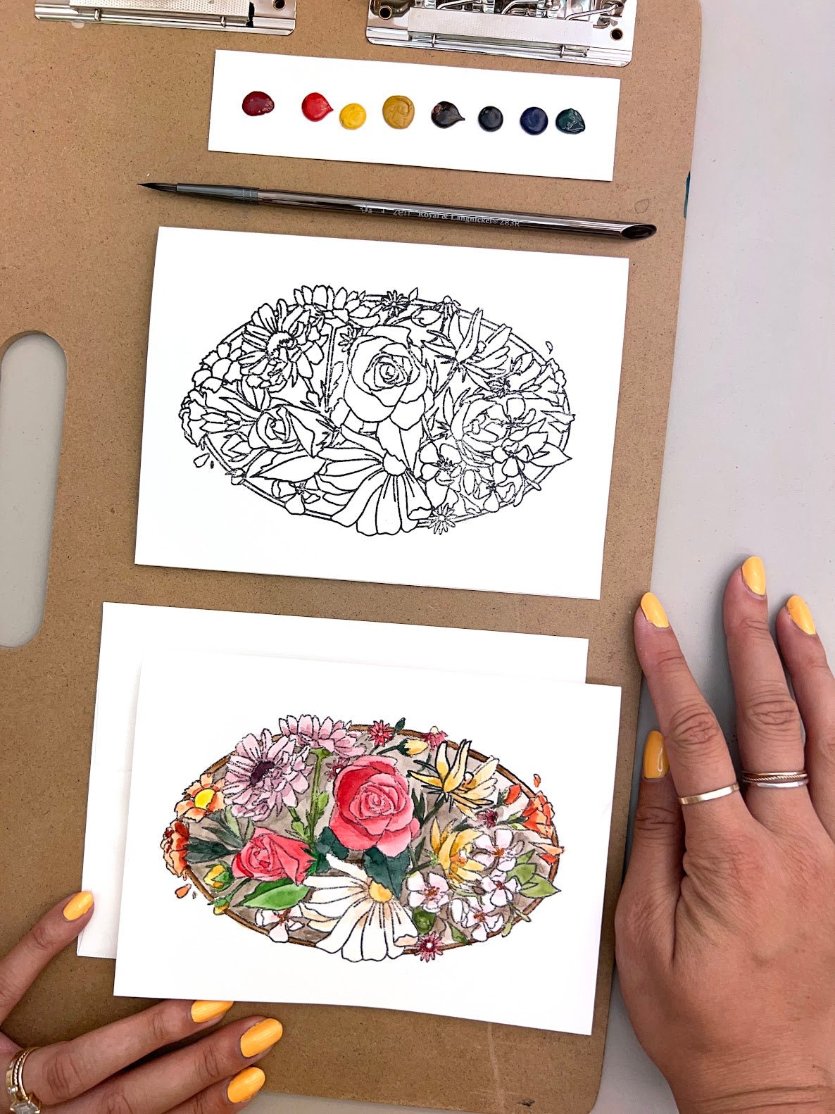 Watercolor Greeting Cards By Annie Brown - These Hands Makers Collective