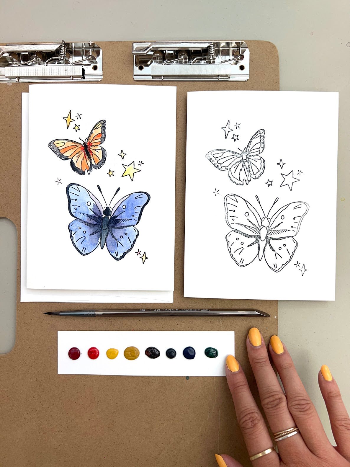 Watercolor Greeting Cards By Annie Brown - These Hands Makers Collective