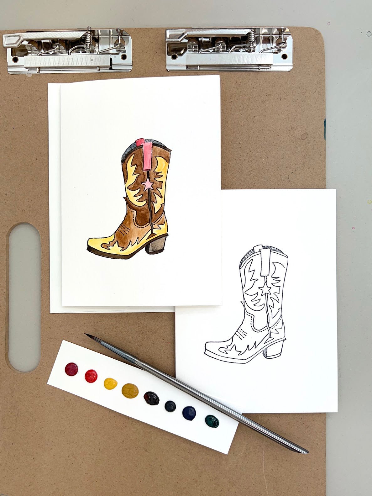 Watercolor Greeting Cards By Annie Brown - These Hands Makers Collective