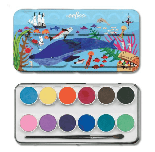 Watercolor Paint Tin: Sea - These Hands Makers Collective