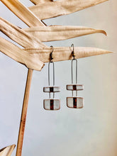 Load image into Gallery viewer, White Two Piece Earrings - These Hands Makers Collective