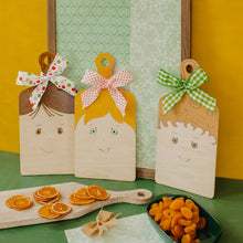 Load image into Gallery viewer, Wood Cutting Board Cutout with Handle: 14" - These Hands Makers Collective