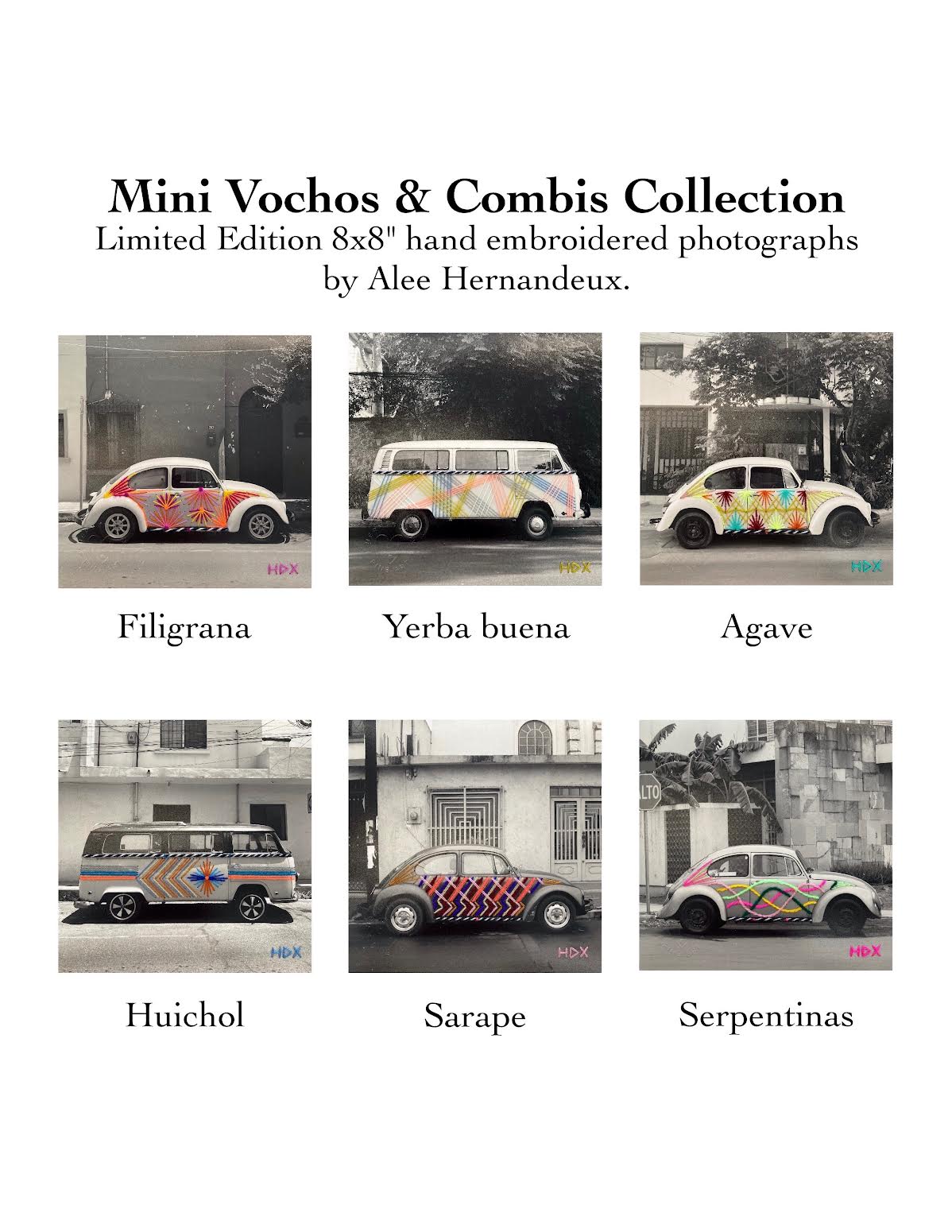 Mini Vochos and Combis Collection