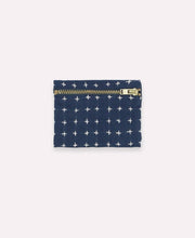 Load image into Gallery viewer, Cross-Stitch Coin Purse: Navy