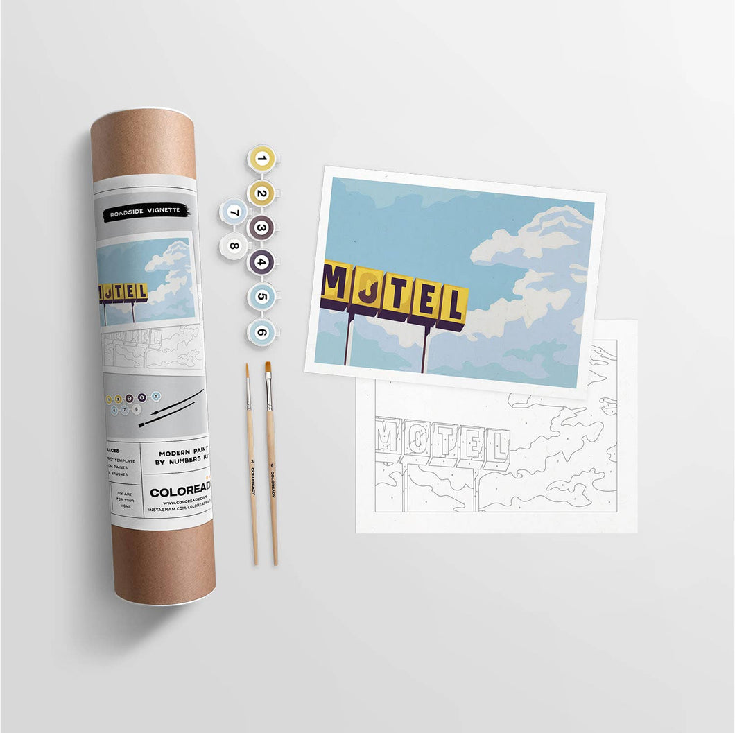 Roadside Vignette | Modern Paint By Numbers Kit