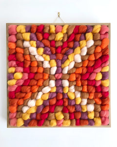 JAN 21st IN-PERSON - Roving Square Wall Hanging with Meg Spitzer