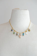 Load image into Gallery viewer, Calypso Charm Necklace: Jewel Tone