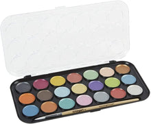 Load image into Gallery viewer, Kingart Pearlescent Watercolor Pan - Set of 21