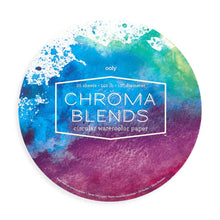 Load image into Gallery viewer, Chroma Blends Circular Watercolor Paper Pad