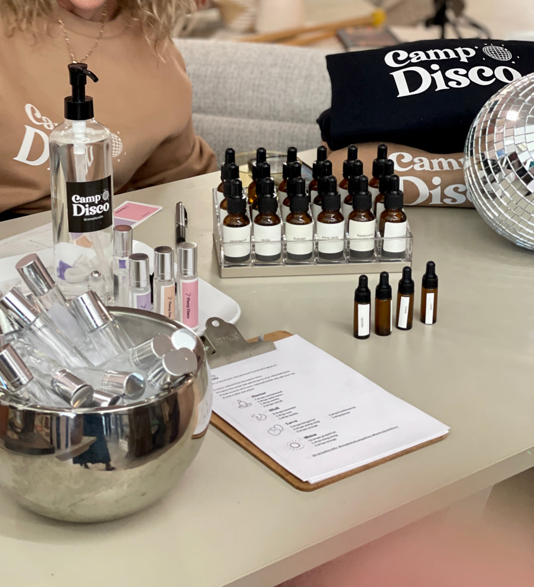 DEC 11th IN-PERSON - PJ's & Chill Fragrance Workshop with Camp Disco