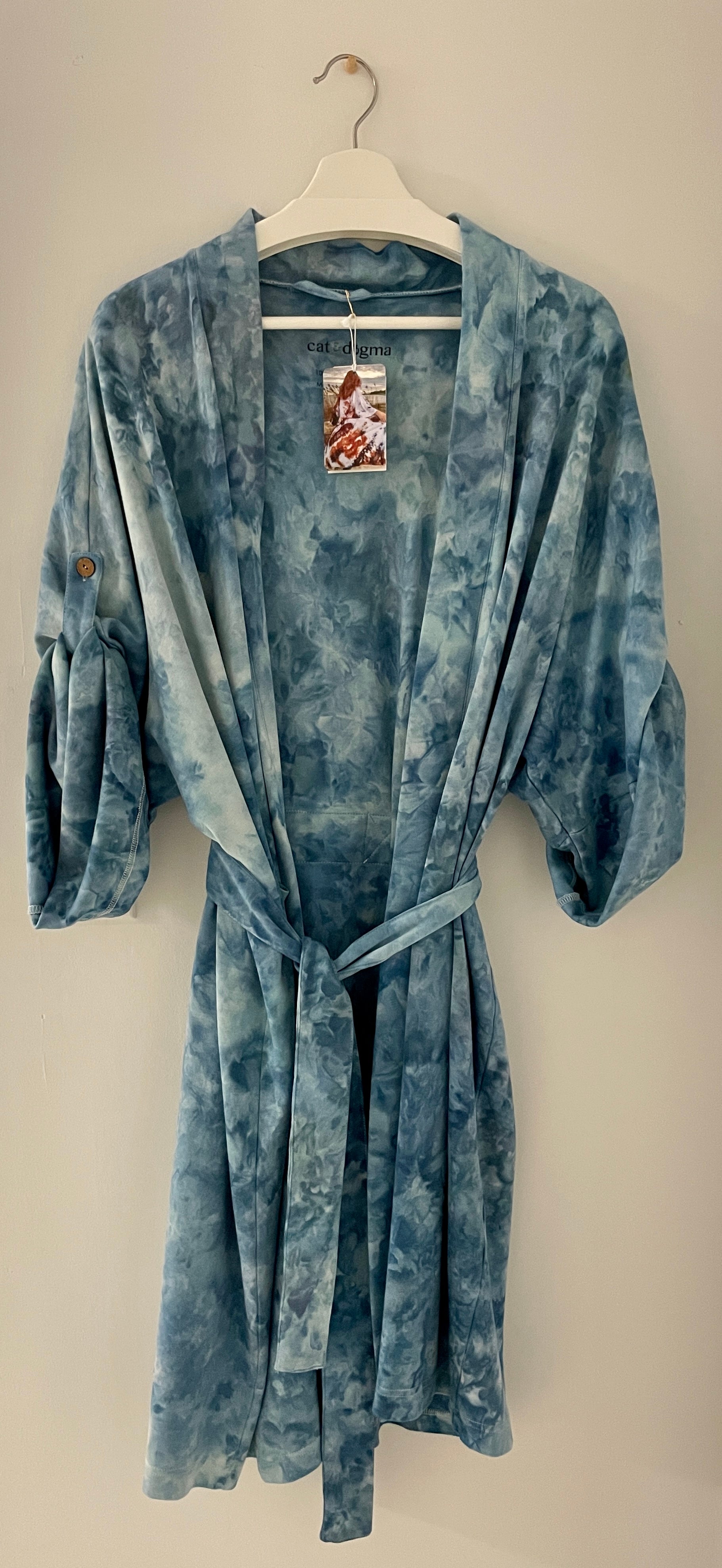 Hand Dyed Cotton Robe